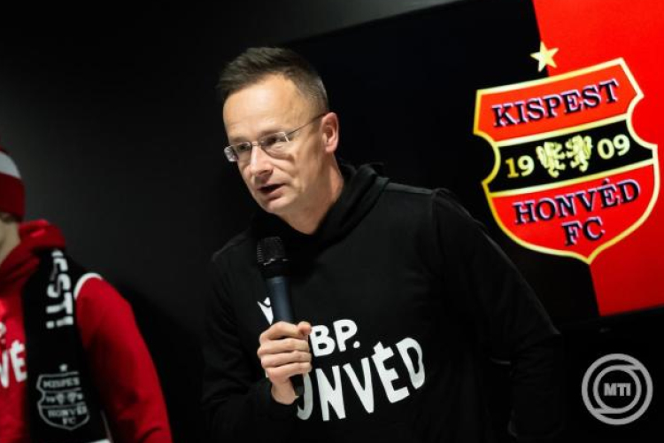 Szijjártó Péter lett a Budapest Honvéd elnöke